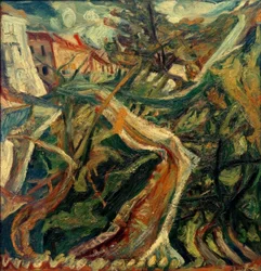 Chaim Soutine, Le Chemin de la fontaine des Tins à Céret